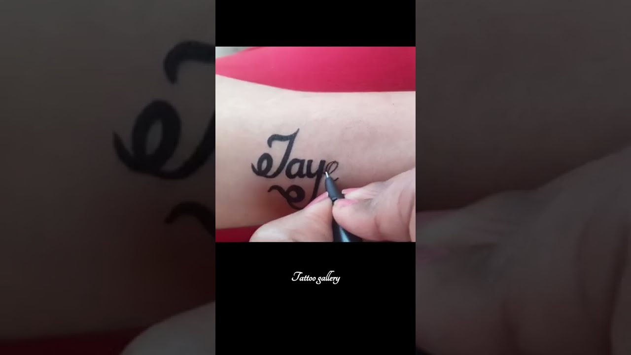 Jayesh Name Tattoo